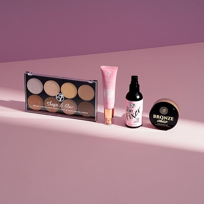 W7 Shape & Glow Makeup Set - Dewy