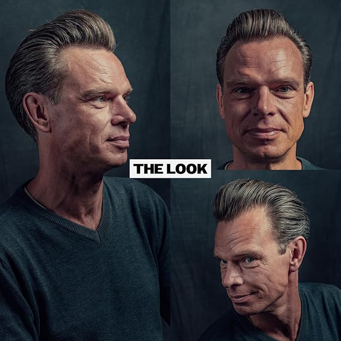 REUZEL Concrete Matte Pomade, Strong All Day Hold, Water Soluble Styling, No Shine and Flake Free, Easy To Wash Out, For All Hairstyles, 1.3 oz