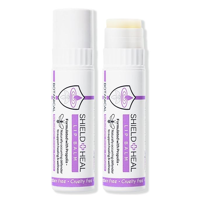 2 Pack - Botanical Lip Balm with Aromachology, Mood-Boosting Fragrance Technology, Soothes Chapped Lips & Relieves Dryness, Silky Smooth Texture Warms on Contact (2 Pack)