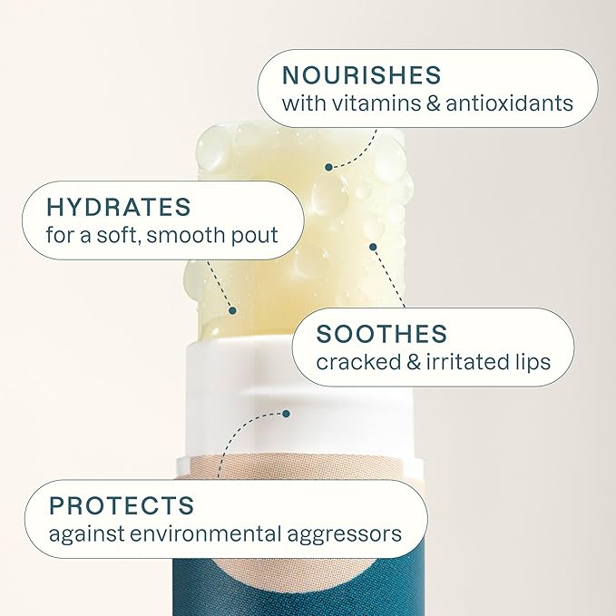 Cliganic Organic Lip Balm Set - 6 Tropical Flavors - 100% Natural Moisturizer for Cracked & Dry Lips (Pack of 2)