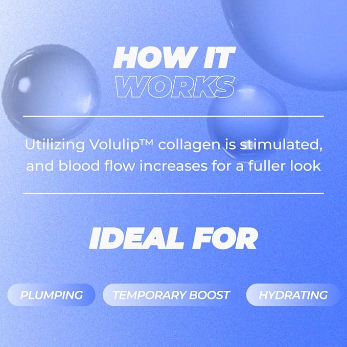 Instant Lip Filler Mask for Plumped Lips in 30 Mins with Vegan Collagen & Hyaluronic Acid - 3 Pack Korean Lip Mask Patches with 400 Dissolving Micro-Darts Tech for Instant & Long-Lasting Results