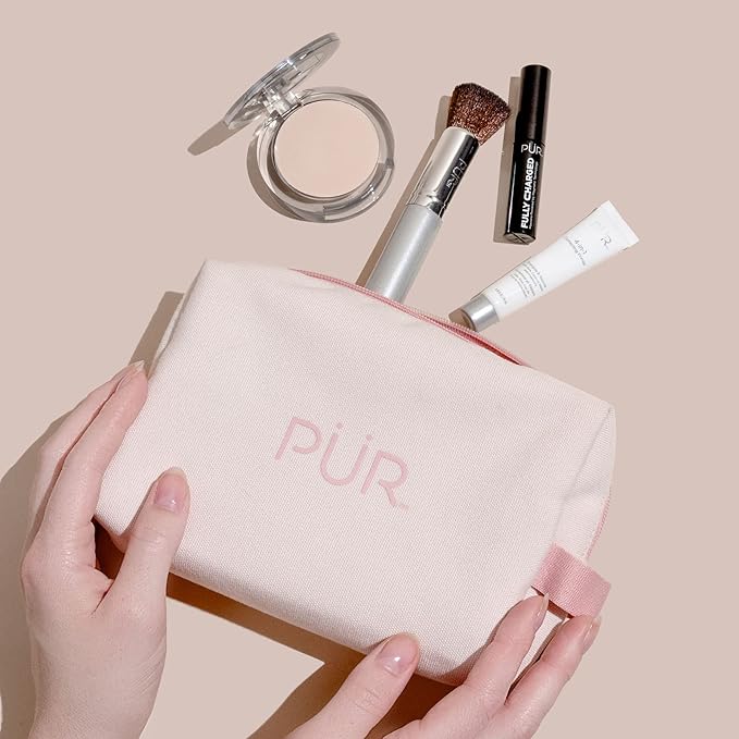 PÜR Beauty Multitasking Essentials Best Sellers Kit, Everyday Look Deluxe Kit, Condition & Moisturize Skin, Cruelty Free, Medium Dark