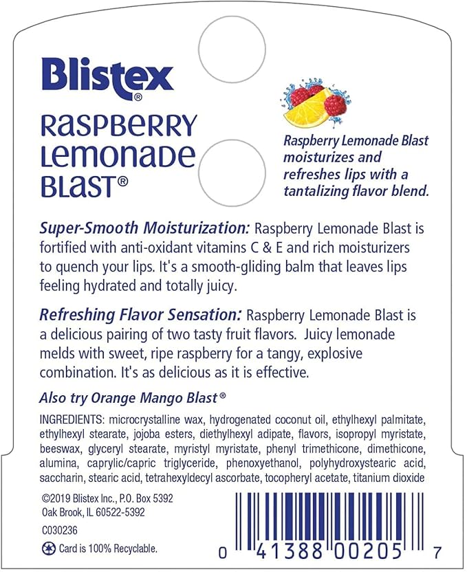 Blistex Raspberry Lemonade Blast Lip Protectant Value