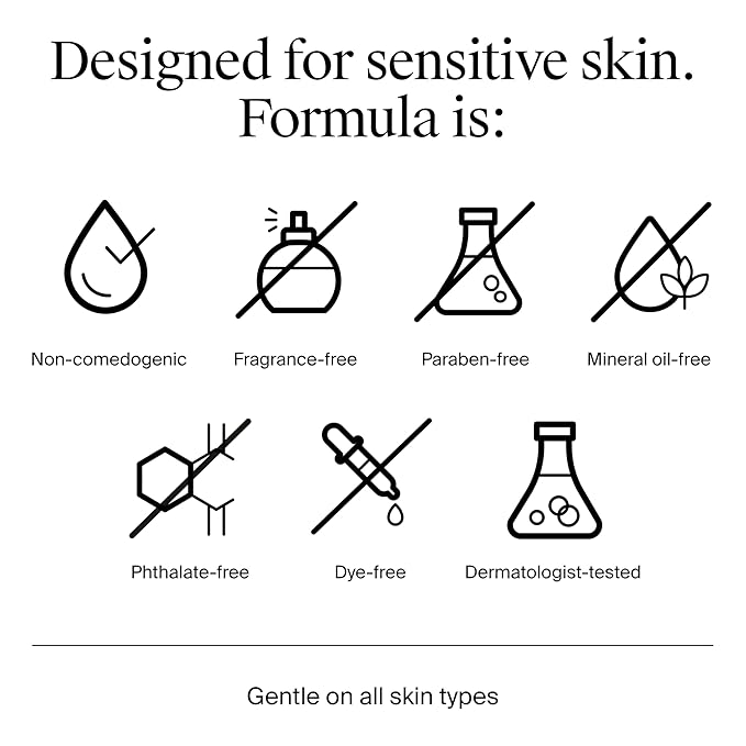 Neutrogena Fragrance Free Daily Facial Moisturizer, Face & Neck Moisturizer for Sensitive Skin with Vitamin B3, Pro-Vitamin B5 & Vitamin E Supports Skin's Dynamic Barrier, 3.4 fl. oz