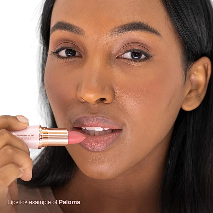 Mineral Fusion Long-Lasting Lipstick, Vivid & Smudge-Free Lip Color with Avocado Oil, Cocoa Seed Butter, Free of FD&C Dyes, Paraben and Gluten, Paloma