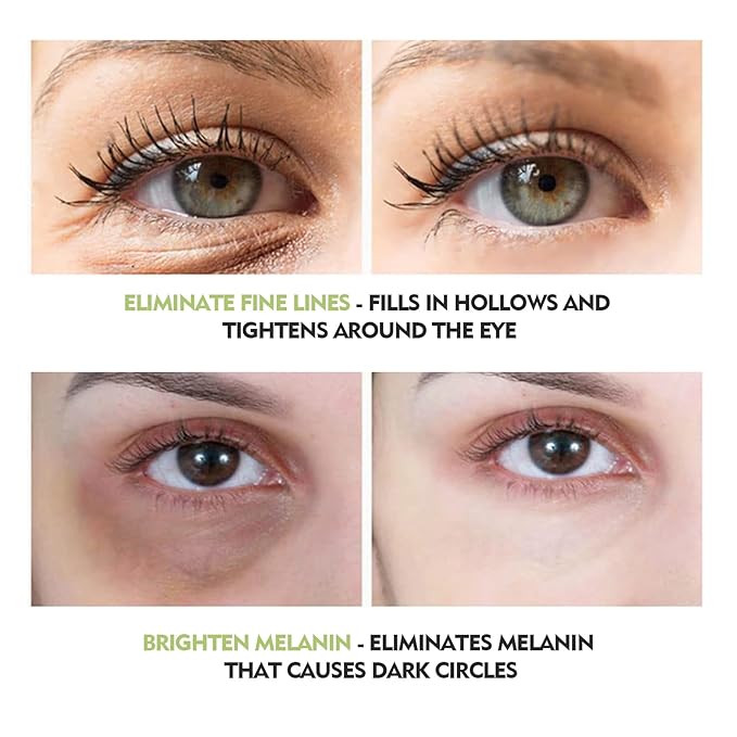 Retinol Eye Stick Anti Aging Eye Cream For Dark Circles and Puffiness, Fade Fine Lines and Firm Skin, Under Eye Balm Glow, Brightening Stick for Daily Anti-wrinkle Cream