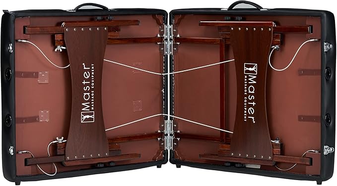 Master Massage 30" Del Ray Pro Portable Table Package (Cream, Standard with Ambient Lighting System)