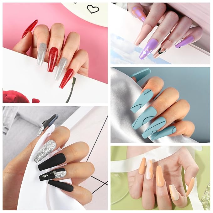 COSCELIA 57pcs Gel Nail Polish Kit with U V light Starter Kit 40 Colors Summer Gel Polish Set 5pcs Top and Base Coat Glossy Matte Glitter Beautiful Nail Stickers Gel Manicure Kit DIY Gifts for Women