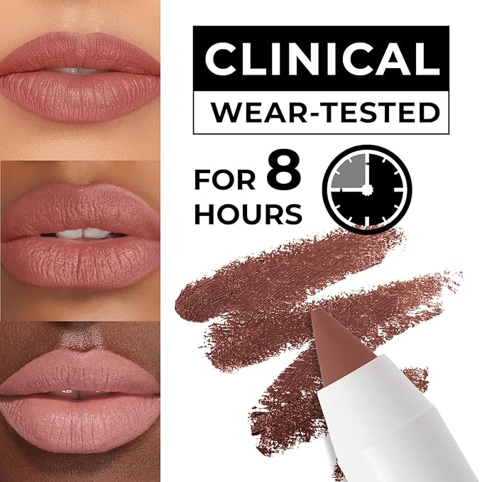 Lamel Matte Gel Lip Liner Pencil | Weightless & CreamyTexture - Sharpenable - Longwear & Waterproof - High Pigmented & Flawless Finish - Cruelty-free & Paraben-Free,- 410, 1,7g/0.05oz