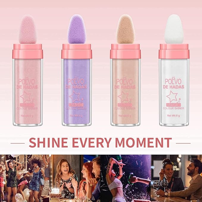 Polvo De Hadas Fairy Dust Highlight Patting Powder Fantasy Purple)