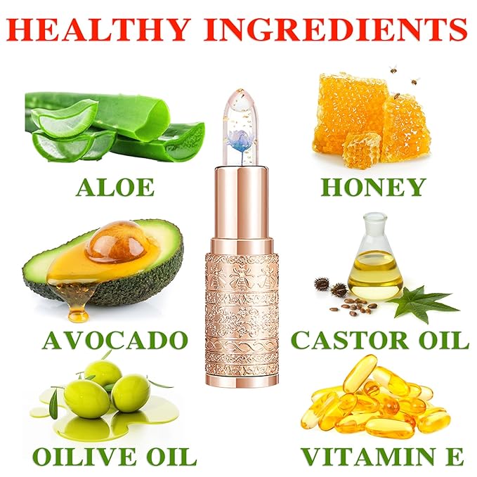 2 Pcs Temperature Color Change Lipstick,Long Lasting Nourishing Moisturizing Lipgloss,Magic Temperature Color Changing Lipstick,Lip Gloss,Waterproof Matte Lip Balm Makeup AB010