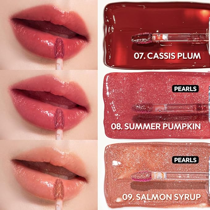 TIRTIR Waterism Tinted Lip Gloss #03 Sand Mond, 0.14 Fl Oz – Kiss Ready Lipgloss, 12H Long Lasting Non Sticky Natural Tinted Glow Korean Multiuse Cheek and Lip Tint for Women gift