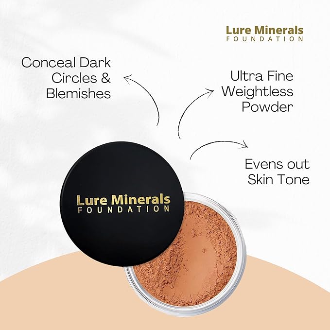 Lure Minerals Bronze warmth All over Face Bronzer (Compare to Bare Minerals) (Warmth) Large 1.oz Jar