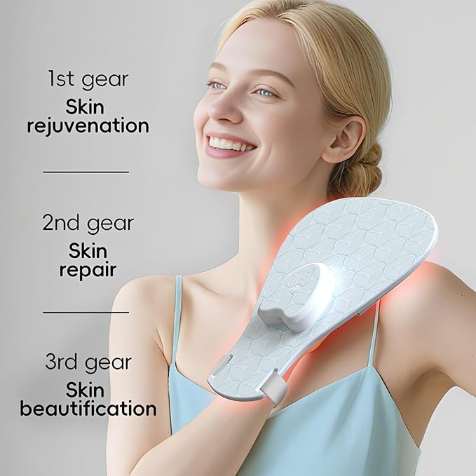 Red Light Therapy Glove for Hands - 630nm & 830nm Dual Wavelength LED Device for Healthier Skin & Pain Relief, Rechargeable Hand Care with Auto Shut-Off