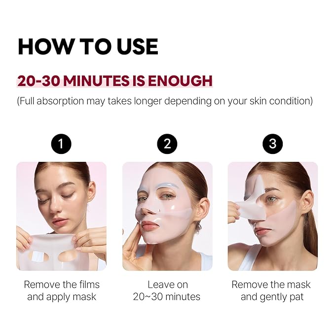 ROUND LAB Camellia Collagen Mask, 30min Hydrogel Mask, Quick Hydration, Firming&Pore Minimizing, For sensitive skin, Micro molecule collagen, Facial Mask, 34 g/1.19 Fl Oz 1ea