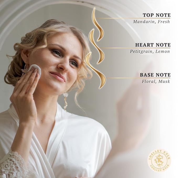 Talc-Free Body Powder for Women for Daily Use and After Bath - Shelley Kyle Signature 365 g (Puff not Included)