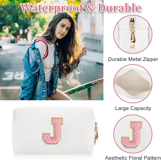 Personalized initial letter patch makeup