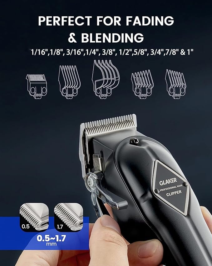 GLAKER Hair Clippers for Men