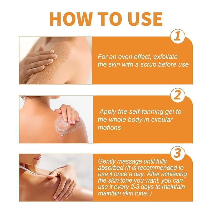 Intensive Tanning Gel,Tanning Gel,Natural Tanning Accelerator Cream Gel,Intensive Tanning Luxe Gel, Accelerator Cream Gel,Tanning Cream for Sunbeds & Outdoor Sun