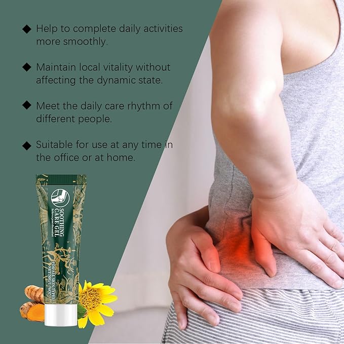 Joint Relief Gel, Soothing Massage Cream, Rapid Muscle Cream for Knees, Lumbar Spine, Neck, Hands and feet (1pcs)