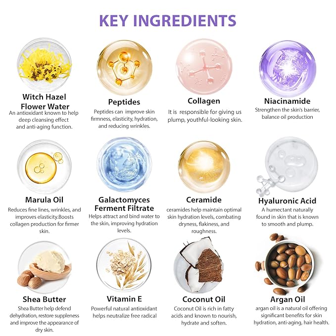 Charcoal Face Sheet Mask Pack, 55Pcs Skin Care Set for Women & Men, Hydrolyzed Real Collagen Mask, Hyaluronic Acid Face Serum, Gel Eye Patches, Gel Lip Mask, Lip Scrub, Christmas, Birthday Gift, Dad