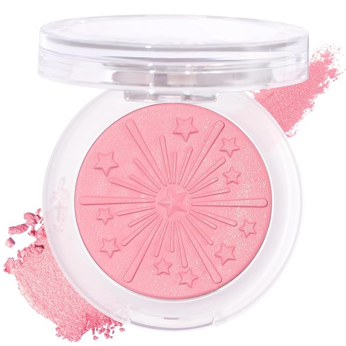 UCANBE Baked Blush for Cheek, Glow Blushing Palette - Seamless Silky Blendable Powder Blush Makeup Palette, Delivering Long Last Natural Ruddy Complexion, 01 First Sight