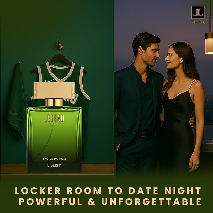 Liberty Legend Eau de Parfum for Men - Long Lasting Perfume with Bold Oriental Woody Notes, Signature Luxury Fragrance for Confidence Style Attraction, Perfume for men, Gift For Men,100ml