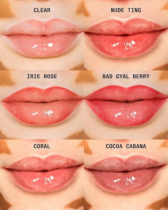 Cay Skin Isle Lip Balm SPF 30 – High Shine, Hydrating + Sheer Lip Gloss in Vanilla Brown Sugar Flavor – Formulated with Natural Ingredients for All Skin Tones – 3-Pack, Clear