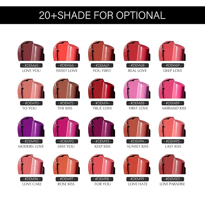 Dark Purple Lipstick for Women Hydrate Glossy Lipstick Moisture Lip Gloss Sheer-Medium Coverage Long Lasting Lipsticks for Dry Lips, DM93 Grape Purple