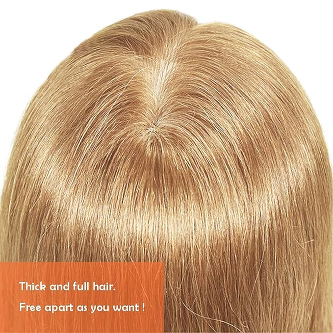 FABA Mannequin Head with Hair 26"-28" Doll Cosmetology Practice Braiding with Free Clamp Holder