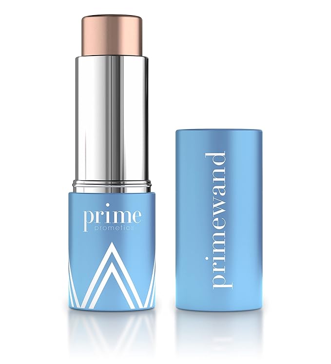 Prime Prometics PrimeWand Pearl Stunning & Natural Pro-Age Makeup Highlighter Stick for Mature Women Infused With Pearl Extract