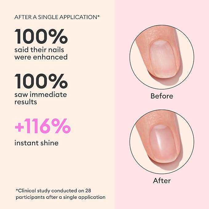 Manucurist Glossy Booster Duo – Nail Care Kit with Glycolic Exfoliating Peel & Nail Buffer Block – Natural Shiny Nails Without Polish – Instant Shine – Manicure Kit for Women