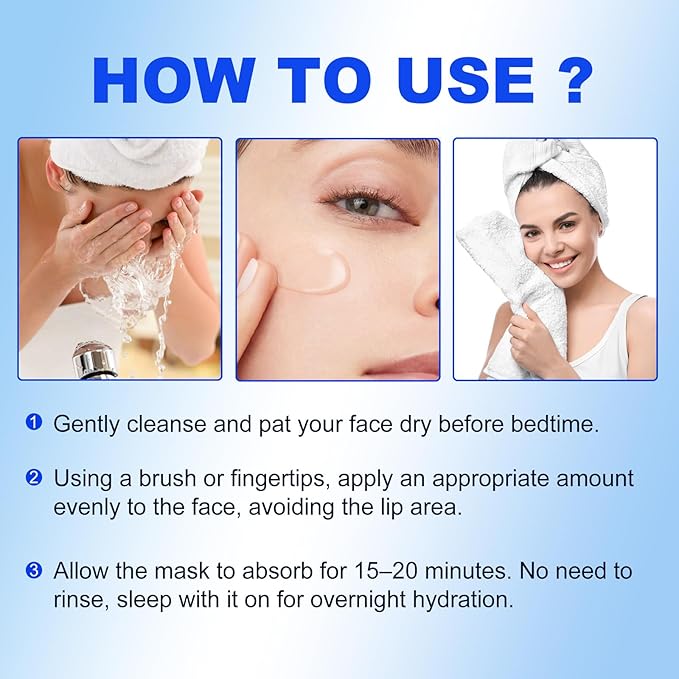 2PCS Hyaluronic Acid Powder, Hyaluronic Acid Supplements for Skin Care, Cosmetic Grade, Low Molecular Weight, Water-Soluble DIY Facial Serum for Face Hydration & Moisture