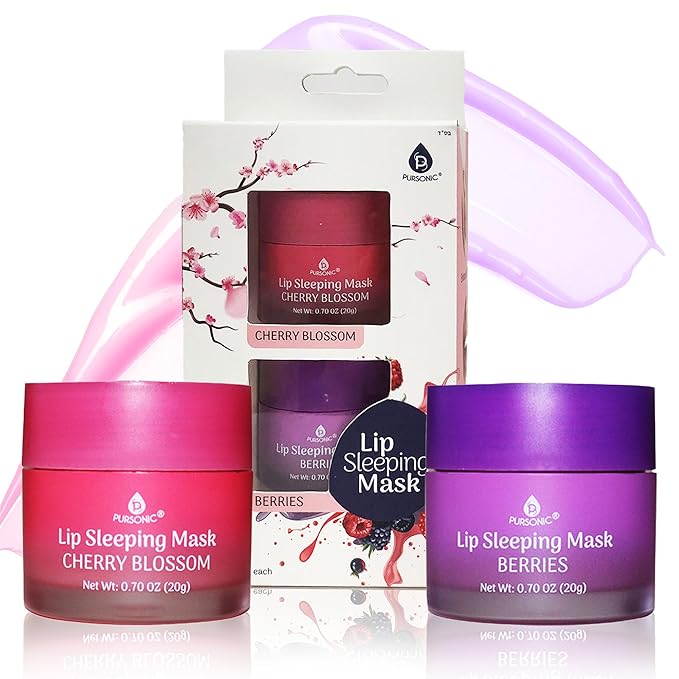 PURSONIC Lip Mask Overnight for Ultimate Blossom