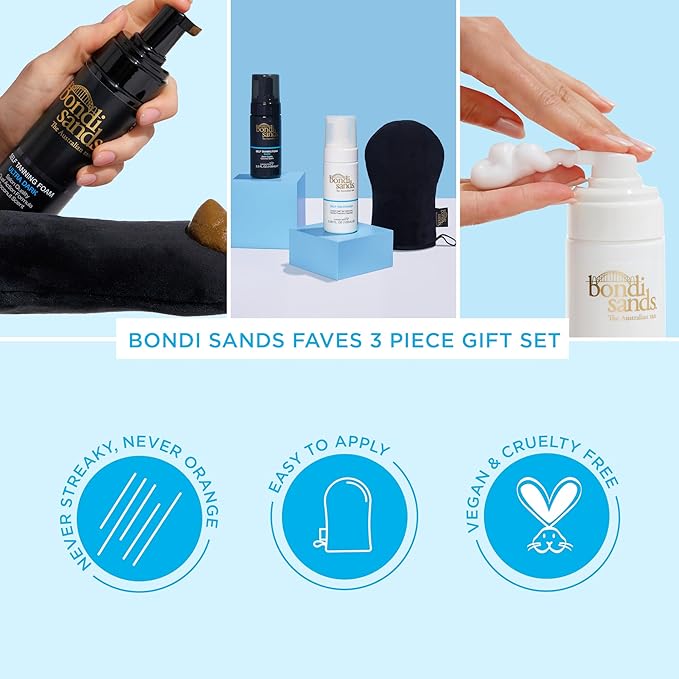 Bondi Sands 3 Piece Travel Essentials Tanning