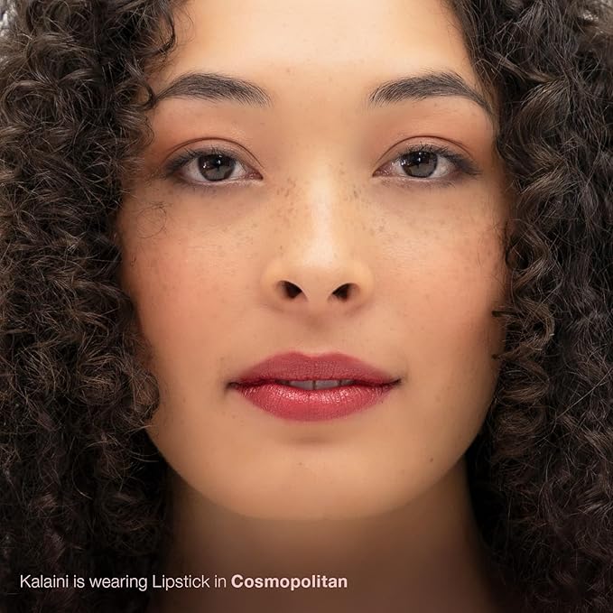 Mineral Fusion Long-Lasting Lipstick, Vivid & Smudge-Free Lip Color with Avocado Oil, Cocoa Seed Butter, Free of FD&C Dyes, Paraben and Gluten, Cosmopolitan