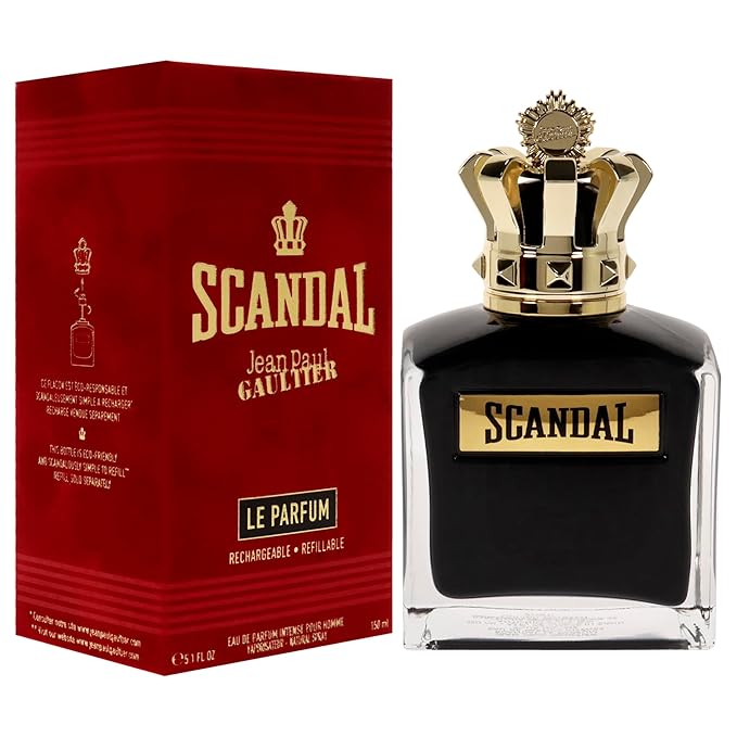 Jean Paul Gaultier Scandal Le Parfum EDP Intense Spray (Refillable) Men 5.1 oz