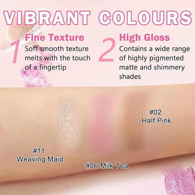 Single Nude Eyeshadow, Matte Brown, Ultra Fine Smooth Powder, Long Lasting High Pigment, Daily Korean Eyes Makeup (Milk Tea)