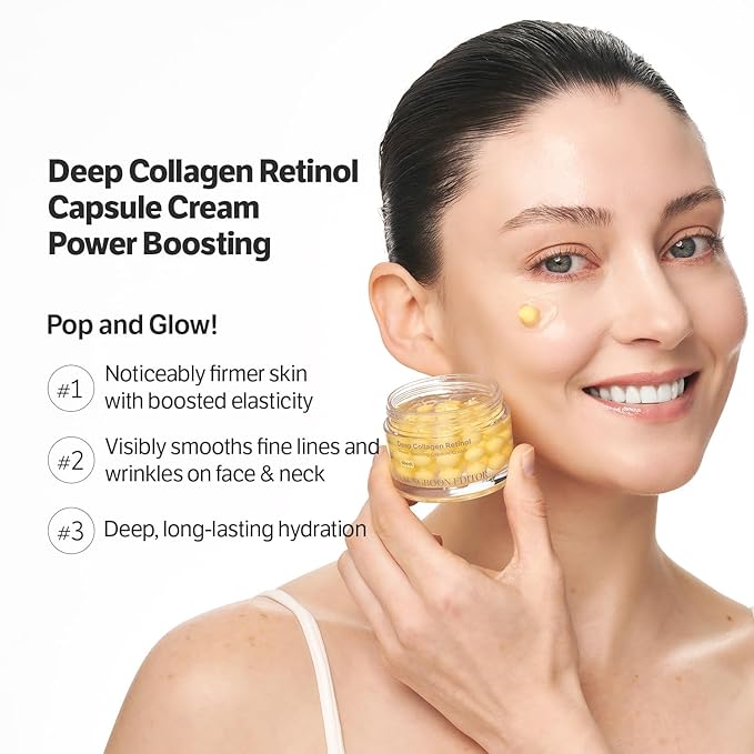 SUNGBOON EDITOR Deep Collagen Ultimate Collagen Glow Set | Filler Serum, Glowy Mist, Retinol Capsule Cream, Pads & Overnight Mask | Anti-Wrinkle, Hydration & Skin Elasticity Set