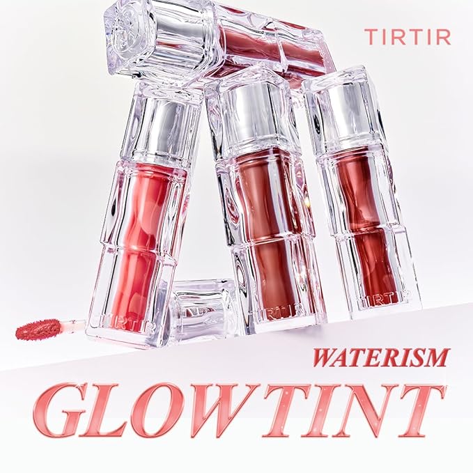 TIRTIR Waterism Tinted Lip Gloss #07 Cassis Plum, 0.14 Fl Oz – Kiss Ready Lipgloss, 12H Long Lasting Non Sticky Natural Tinted Glow Korean Multiuse Cheek and Lip Tint for Women gift