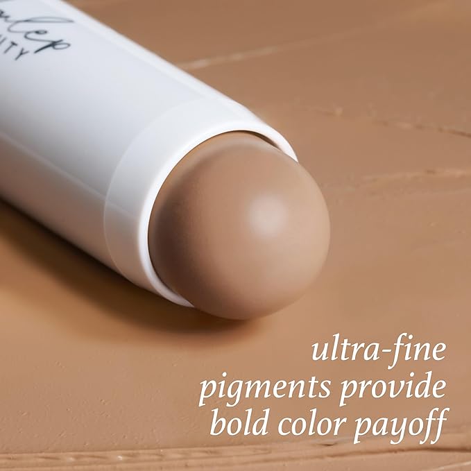 Skip The Brush Contour Duo - Cream to Powder Multi-Purpose Makeup Sticks - Pigmented, Buildable Color- Rose Gold + Cool Taupe