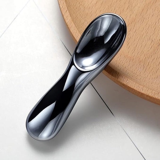 HOTACE Terahertz Energy Stone Gua Sha Scraper Tools Lymphatic Drainage Massager Facial Beauty Tools-Spoon Shape