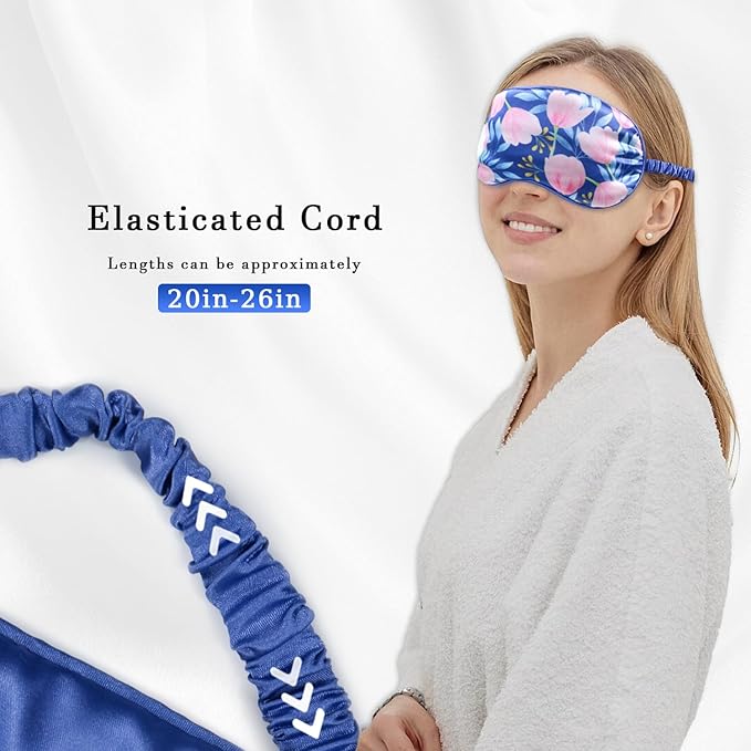 Heated cold eye mask silky