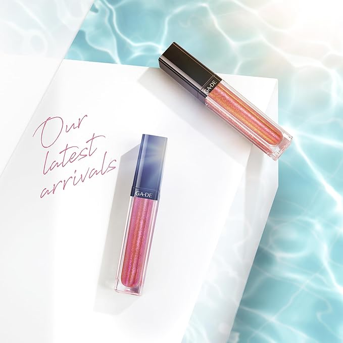 GA-DE Crystal Lights Lip Gloss, 812 - Enriched with Light-Reflecting Crystal Pearls - Smooth Silky, Rich Color - Moisturizes and Adds Shine - 0.2 oz