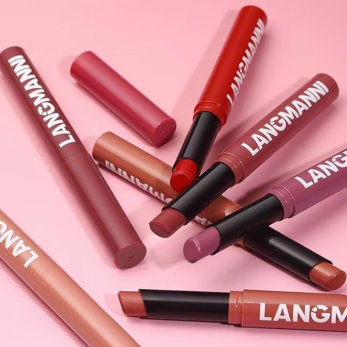 Red Lipstick For Women Matte Highly Pigmented Lip stick Hypoallergenic Waterproof Long Lasting Lipsticks Quick Makeup Lightweight Portable # 10