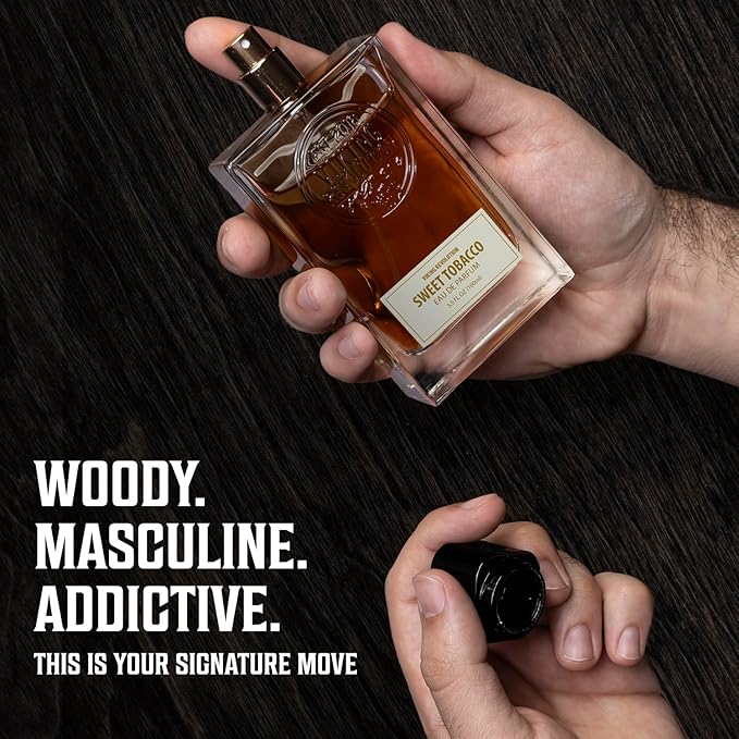 Viking Revolution Sweet Tobacco Cologne for Men - Eau de Parfum - With notes of Tonka Bean, Clementine, Cinnamon, Vanilla, Tobacco, Musk, Ambergris, Leather, Agastache - Gifts for Men 3.5 Fl Oz