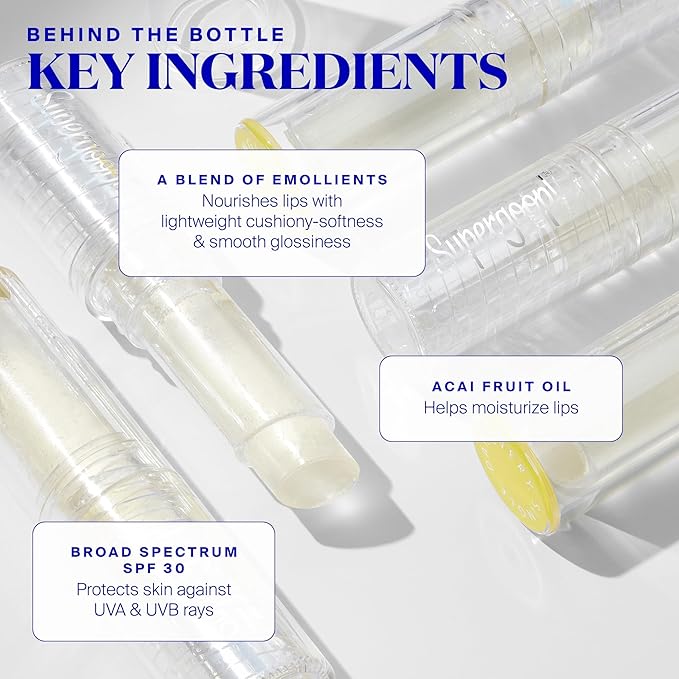 Supergoop! Lipscreen Sheer SPF 30 - oz