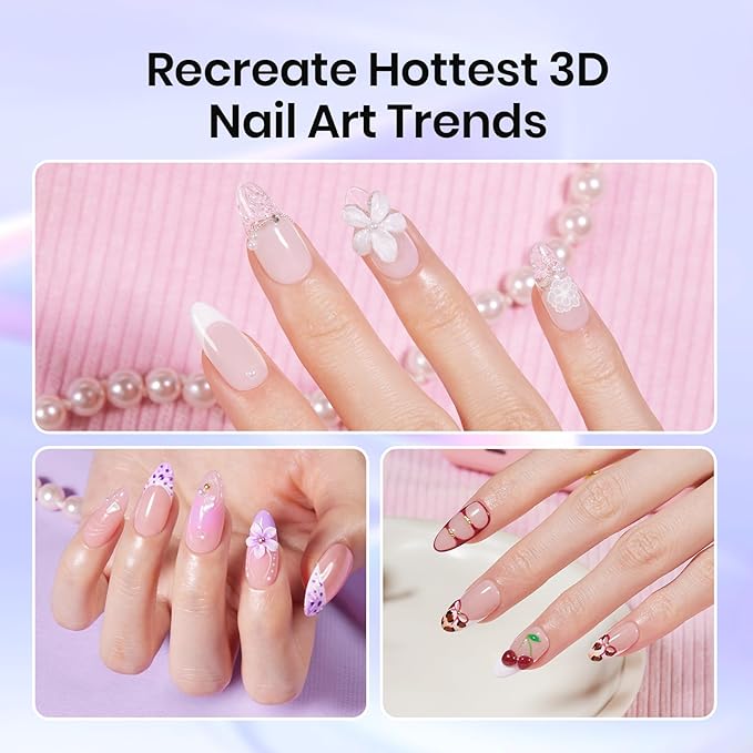 Beetles 5PCS Nail Art Dotting Tools Nail Art Sculpture Pen, Dual-Head Resin Nail Art Tools, Carving Drawing Tool, Silicone Brushes Set Pottery Clay Sculpting Tools Modeling Painting Tool DIY Art