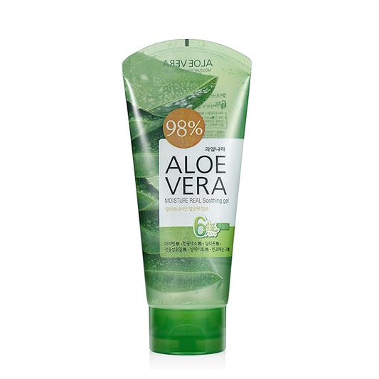 WELCOS Kwailnara California grown Aloe Vera Moisture Soothing Gel, 98% Pure, All-in-One for Face, Body, Hand, Hair, Korean Skin Care (5.07 Fl oz.)