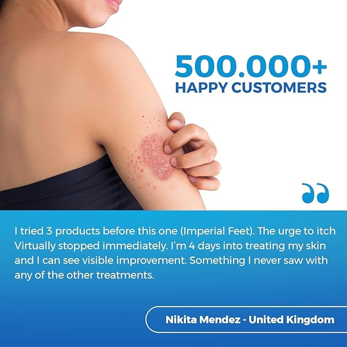 Imperial Feet Antifungal Skin Cream - Athletes Foot Treatment - Jock Itch Cream Extra Strength - Ringworm Treatment for Humans - Used by Professionals - XL 75 ML